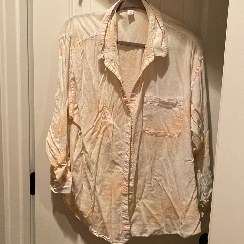 🎉 Tie dye Boyfriend Shirt